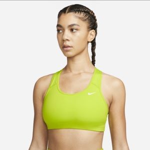 Nike Sports Bra Small — Medium-Support Non-Padded Sports Bra (neon green)
